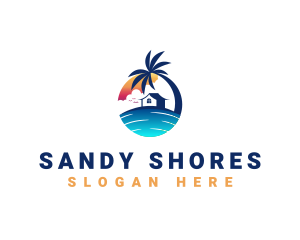 Beach Resort Property logo design