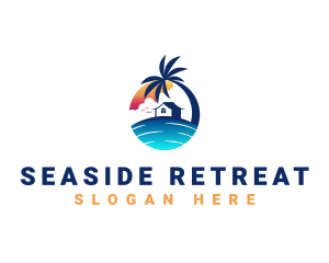 Beach Resort Property logo design