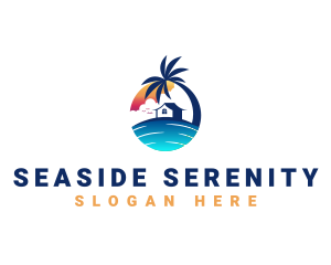 Beach Resort Property logo design