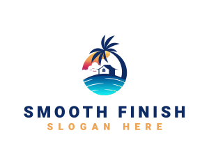 Beach Resort Property logo design