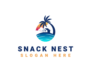 Beach Resort Property logo design