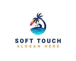 Beach Resort Property logo design