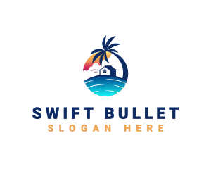 Beach Resort Property logo design