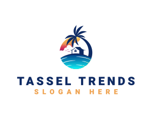 Beach Resort Property logo design