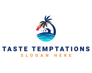 Beach Resort Property logo design