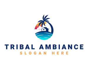 Beach Resort Property logo design