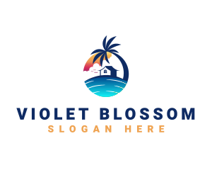 Beach Resort Property logo design