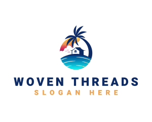 Beach Resort Property logo design