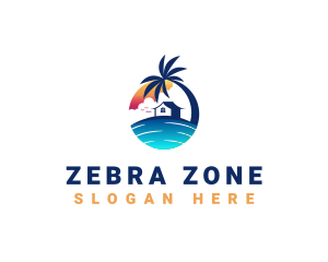 Beach Resort Property logo design