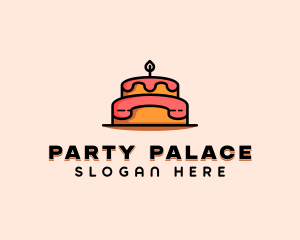 Birthday Cake Telephone logo design