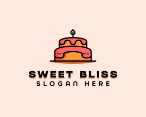 Birthday Cake Telephone logo design