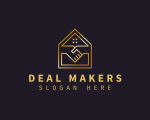 House Handshake Deal logo design