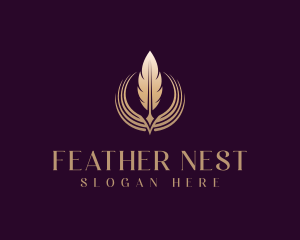 Author Feather Quill logo