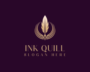 Author Feather Quill logo