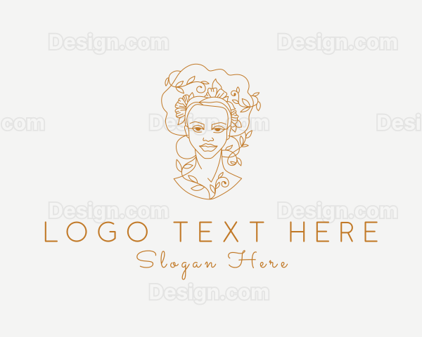 Luxury Ornamental Woman Logo