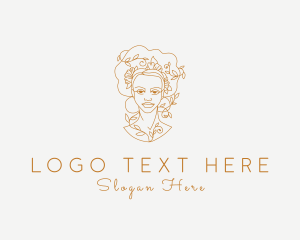 Luxury Ornamental Woman logo