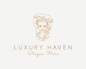 Luxury Ornamental Woman logo design