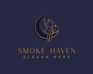 Sultry Smoker Woman logo