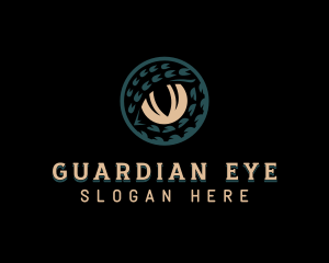 Reptile Wildlife Eye logo design