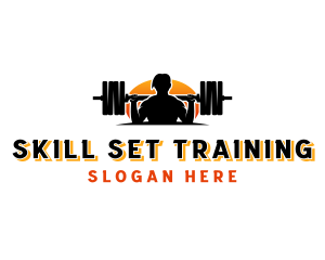 Weightlifting Barbell Training logo
