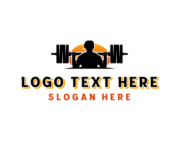 Weightlifting logo example 2