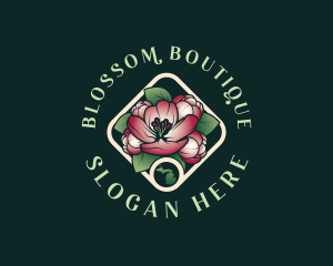 Michigan Apple Blossom logo design