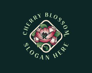 Michigan Apple Blossom logo design