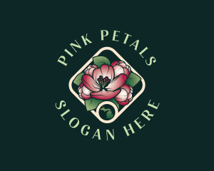 Michigan Apple Blossom logo design