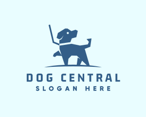 Walking Puppy Dog logo design