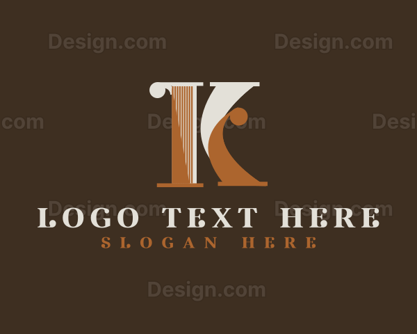 Luxury Brand Letter K Logo