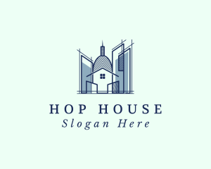 House City Building  logo design