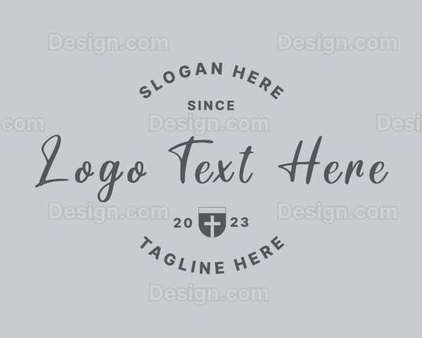 Casual Masculine Fashion Logo