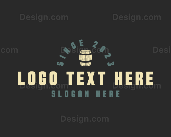 Generic Beer Barrel Logo