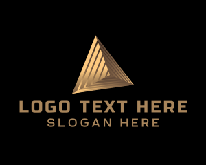 Premium Pyramid Triangle logo