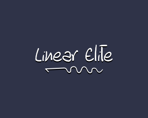 Linear Doodle Wordmark logo