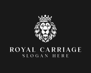 Royal Lion Crown logo design