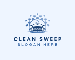 Suds Cleaning Car Wash logo design