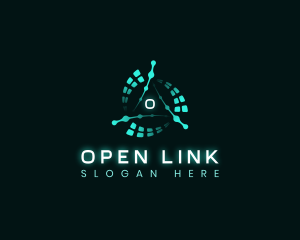 Technology Link Network  logo design