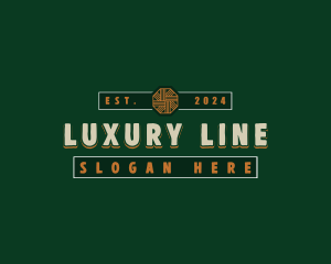 Luxury Rustic Boutique logo design