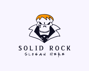 Gangster Punk Skull logo design