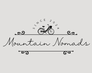 Retro Bike Travel logo design