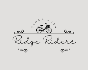 Retro Bike Travel logo design