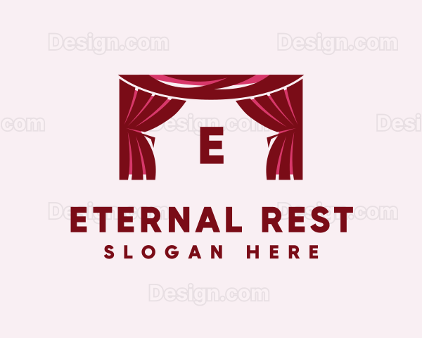 Theater Curtain Decor Logo