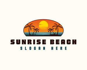 Summer Sunset Beach logo design