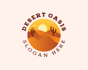 Outdoor Cactus Desert logo design