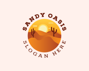 Outdoor Cactus Desert logo design