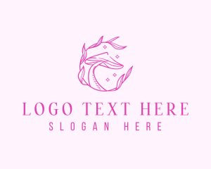 Natural Leaf Mushroom Logo