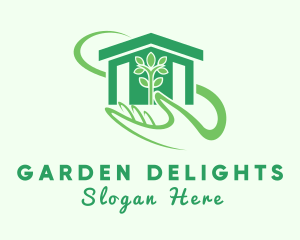 Nature House Garden logo design