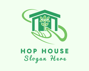 Nature House Garden logo design