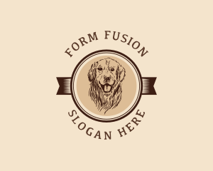 Vintage Dog Grooming Logo